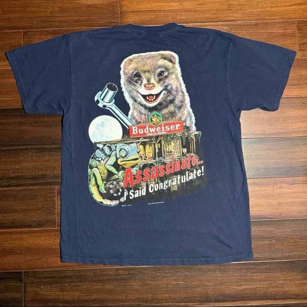 1998 Budweiser Assassinate T-Shirt